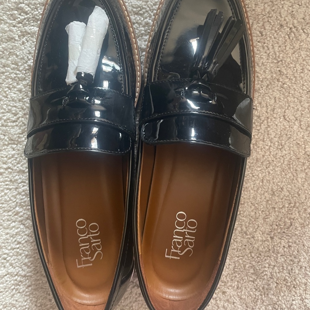 Brand new never worn Franco Sarto Women’s Black Loafers